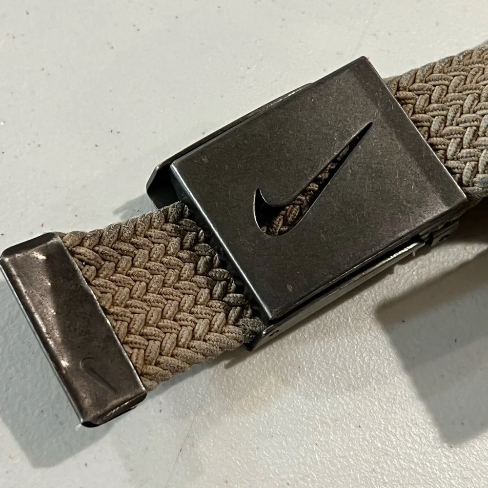 Nike Golf Braided Textured Golf Belt Buckle Country Club Size Large (36W)